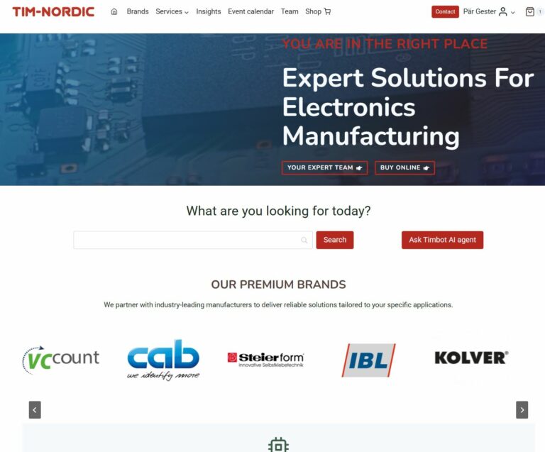 Welcome to our new website